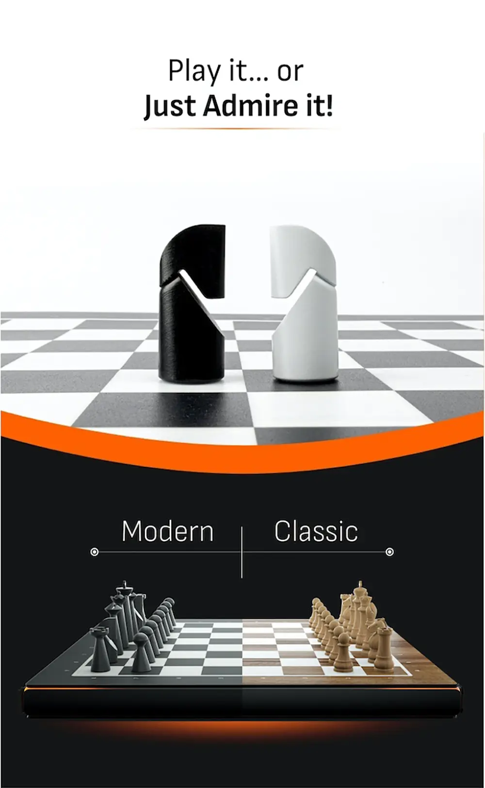 This chess board uses visual projectors to help you learn the game and  learn creating strategies! - Yanko Design