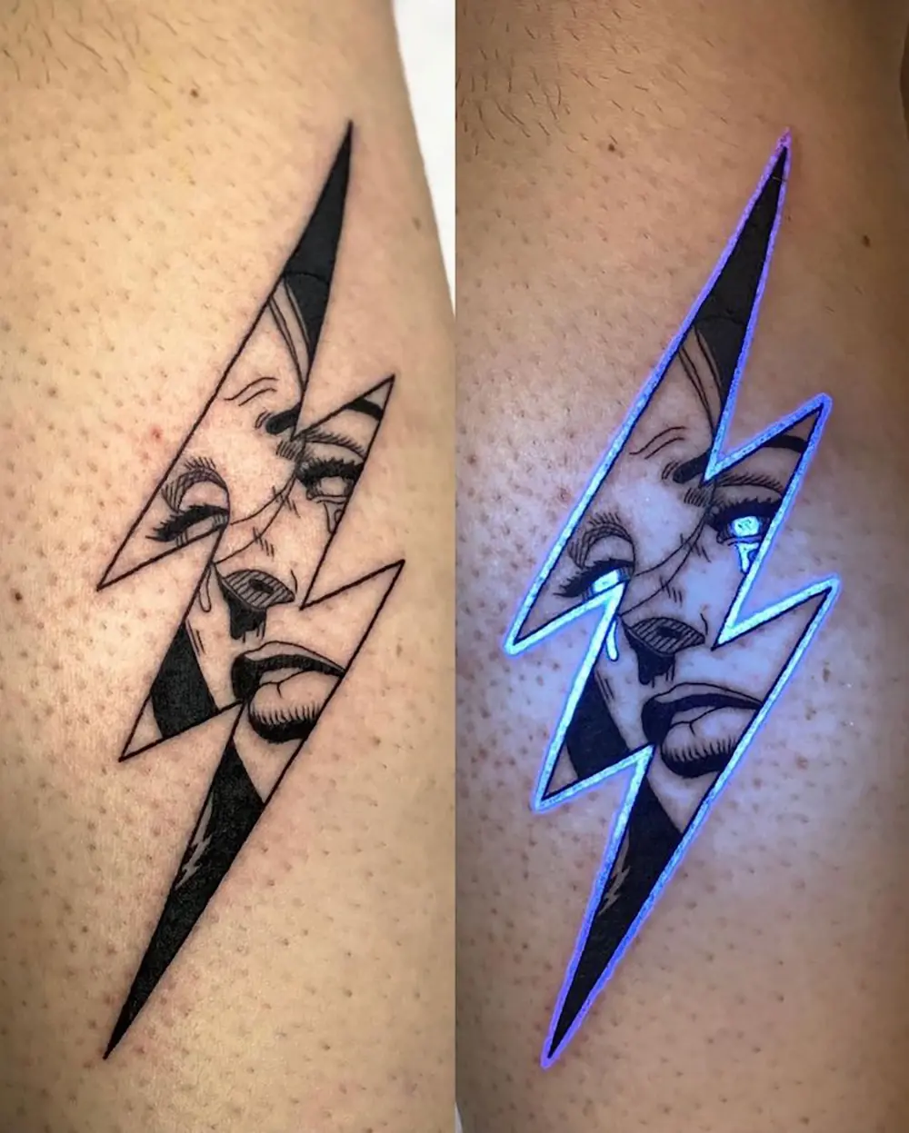UV Reactive Ink Tattoos by Jonny Hall 