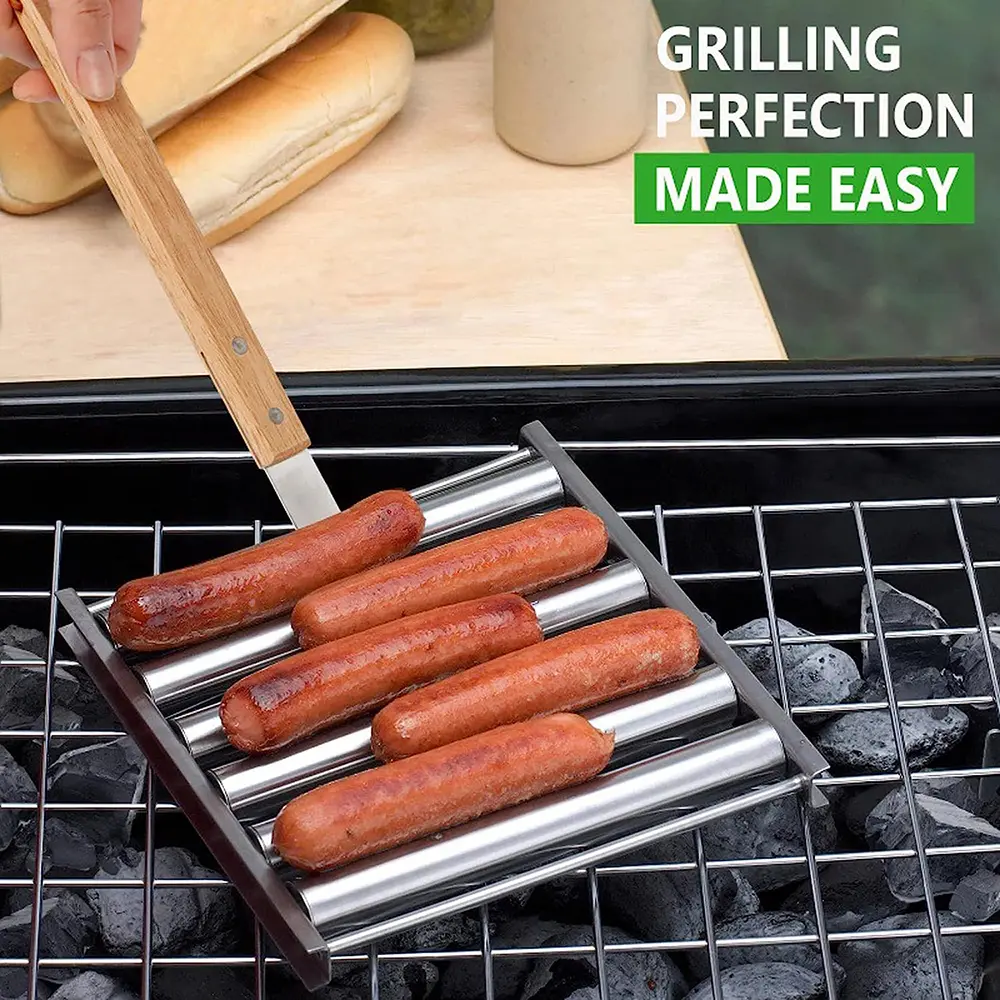 SLOTDOG Hot Dog Crisscross Cutter Slicer Press Gadget Tool for BBQ