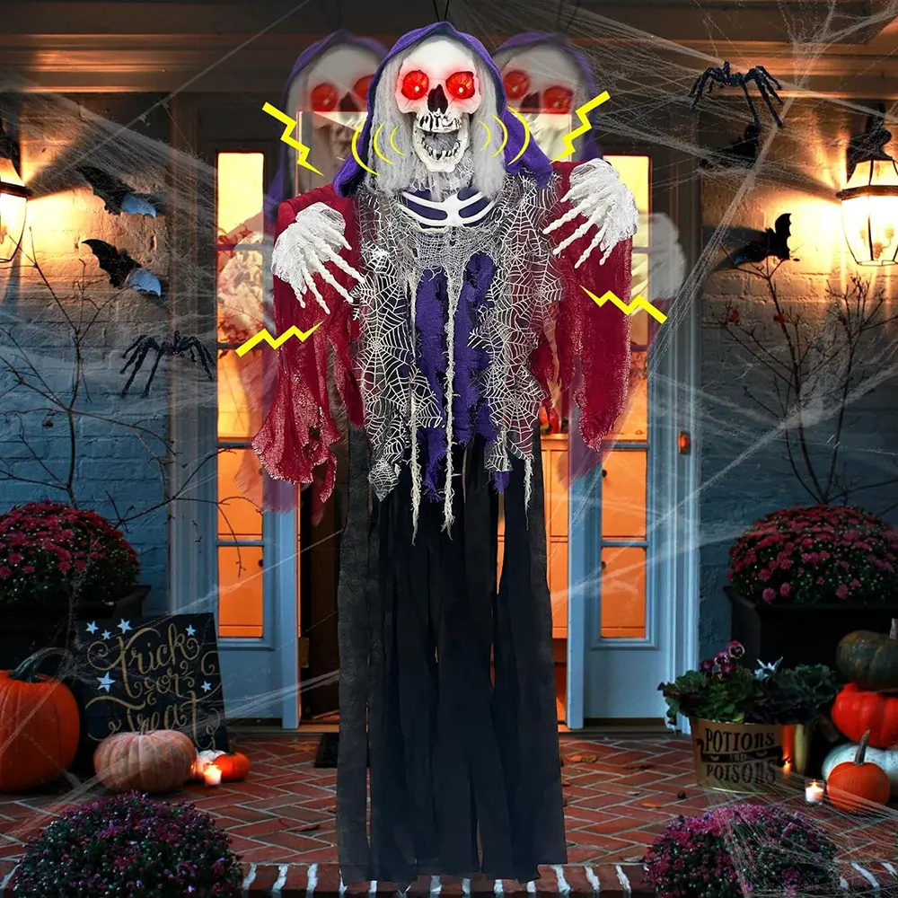 Spine-Tingling Halloween Hanging Decorations for Your Home - Design Swan