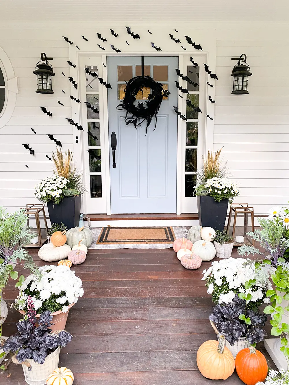 Elevate Your Haunted Welcome: Halloween Front Door Decorations - Design ...