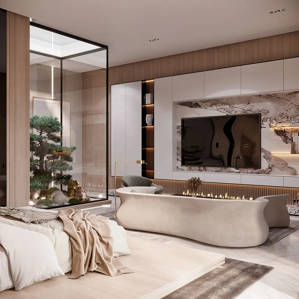 Luxury Redefined: Crafting a Master Bedroom Sanctuary for Well-being - Design Swan