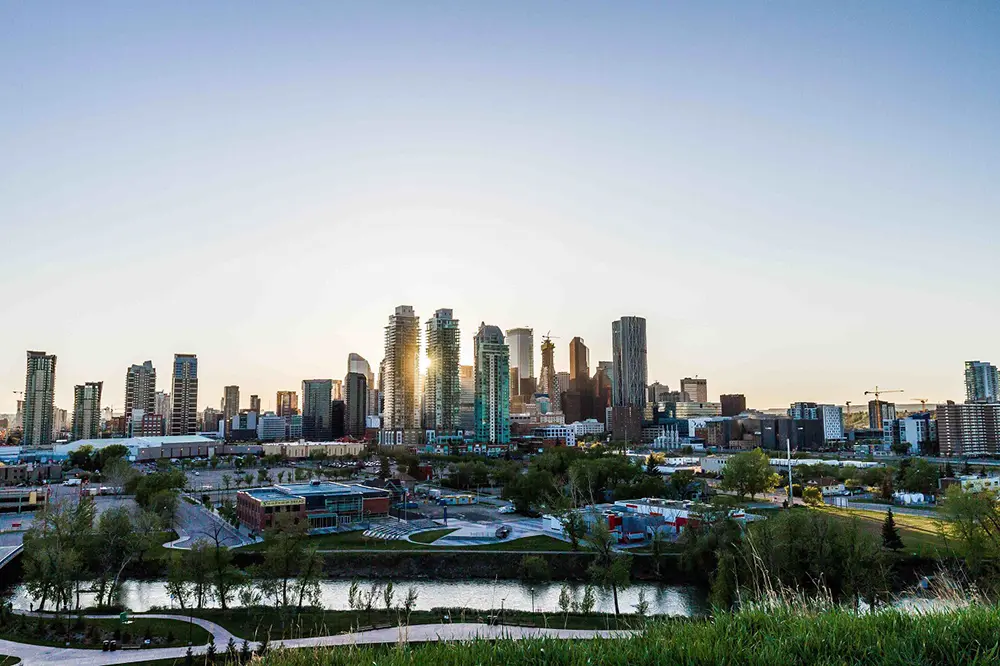 Picture of the Calgary skyline
