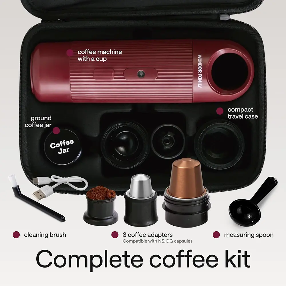Travel Case for Portable Coffee Machine