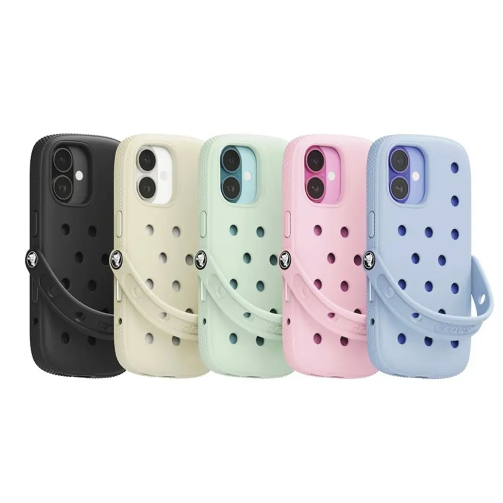 SLBS x Crocs Phone Case Quirky TPU Cover with Jibbitz and Fun Colors