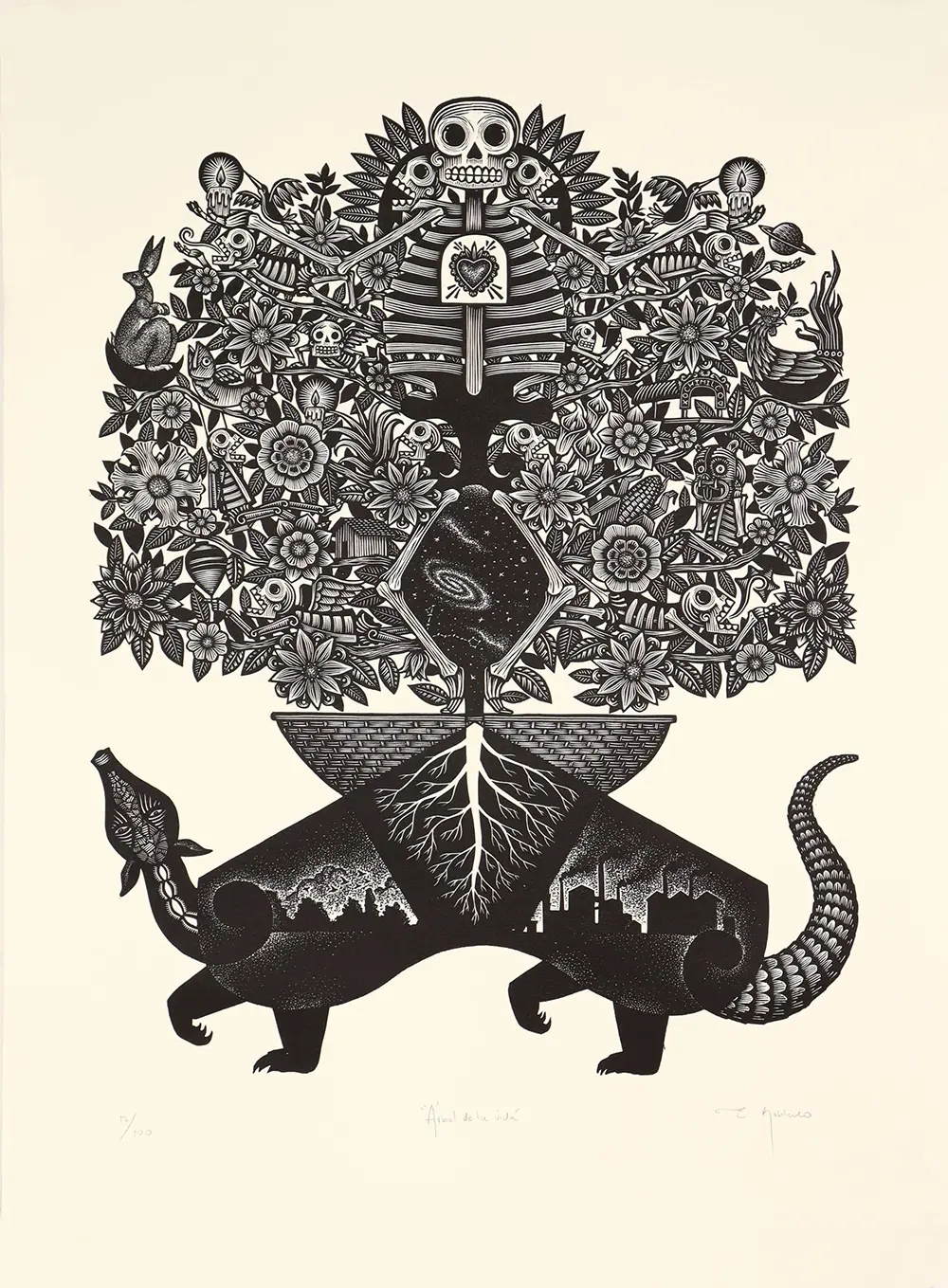 Eduardo Robledo: Vibrant Mexican Linocut Prints and the Magic of ...